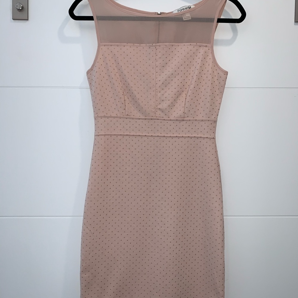 Pink and gold Dress